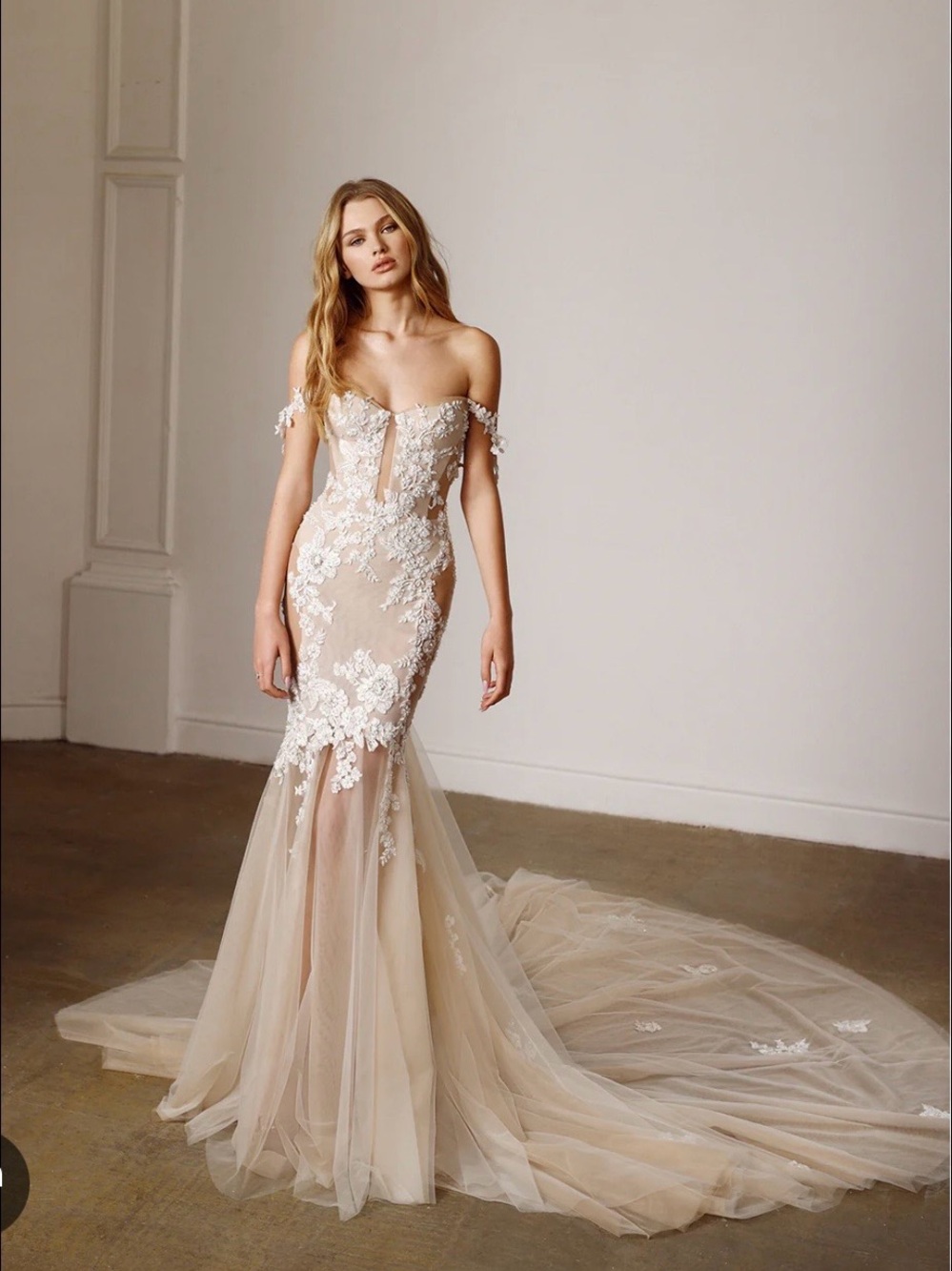 This Magia wedding dress by Galia Lahav is a never been worn sample gown.